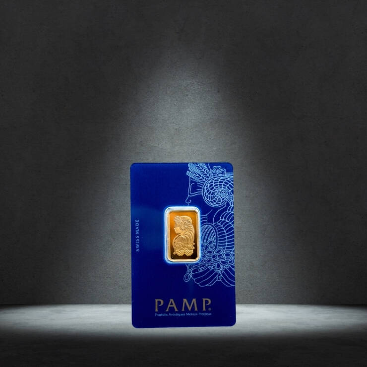 PAMP Suisse 10g Gold Bar – Lady Fortuna – Sealed in Assay Card