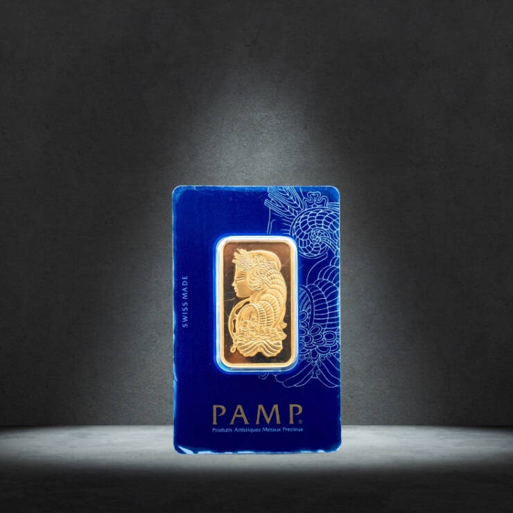 PAMP Suisse 1g Gold Bar – Lady Fortuna – Sealed in Assay Card